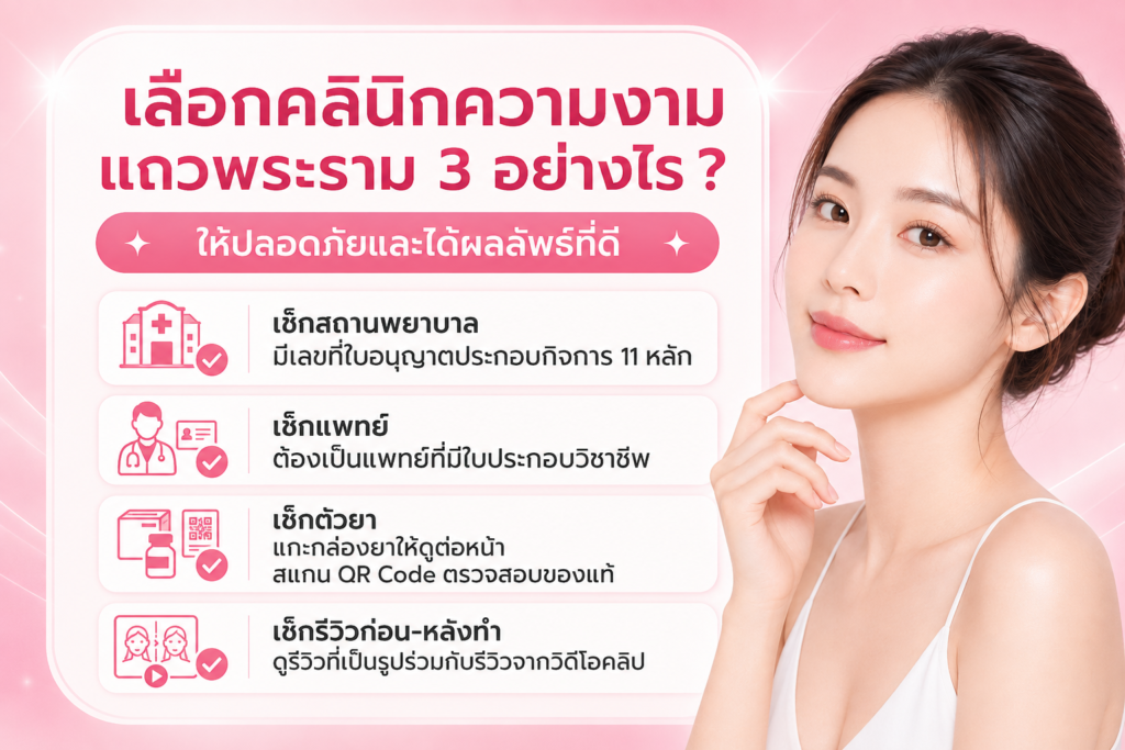 เลือกคลินิกความงามพระราม 3 อย่างไร